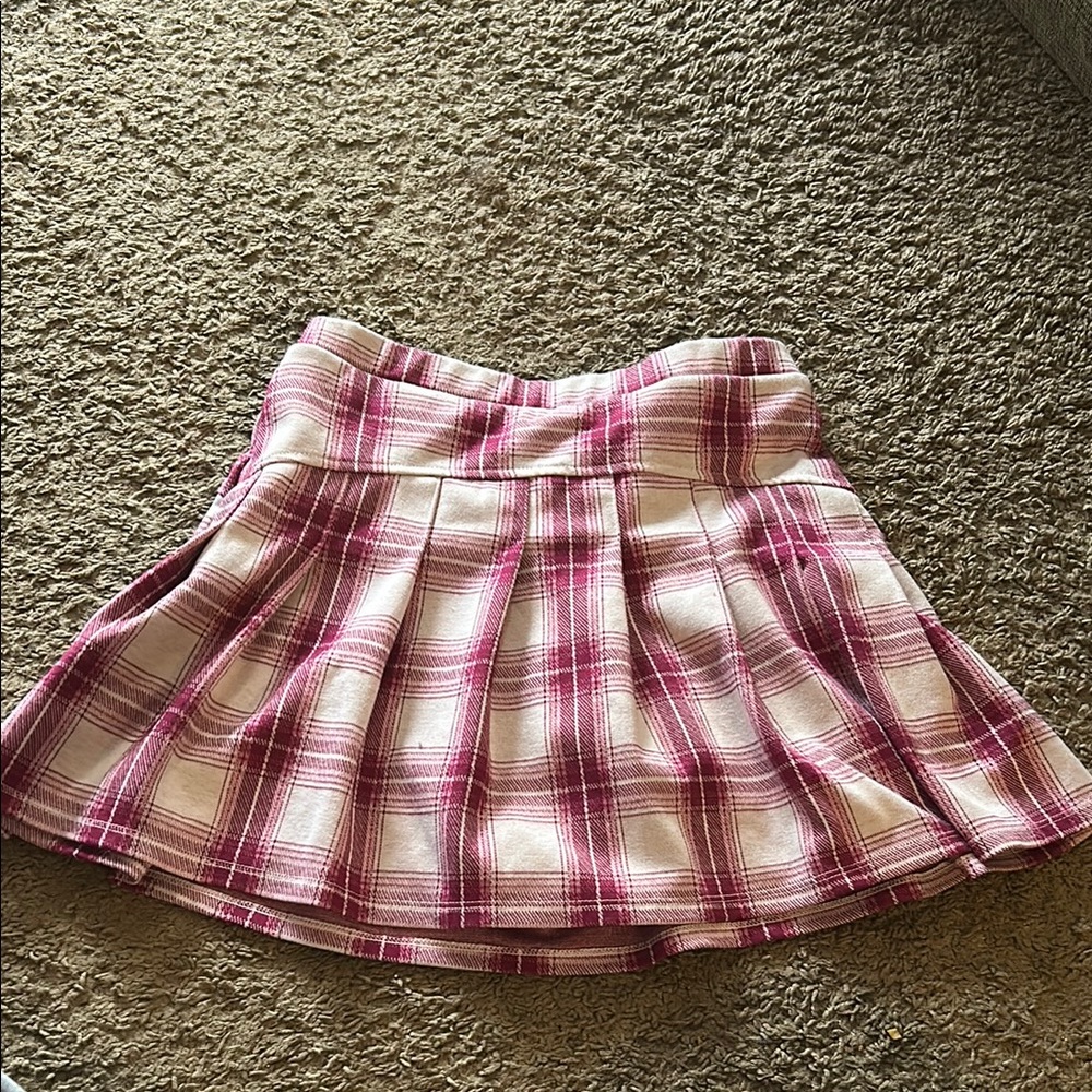 Plaid Pink Skirt